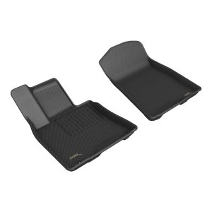 Genesis GV70 Floor Mats - Front - 3D MAXpider - Kagu - Black - `22-`23